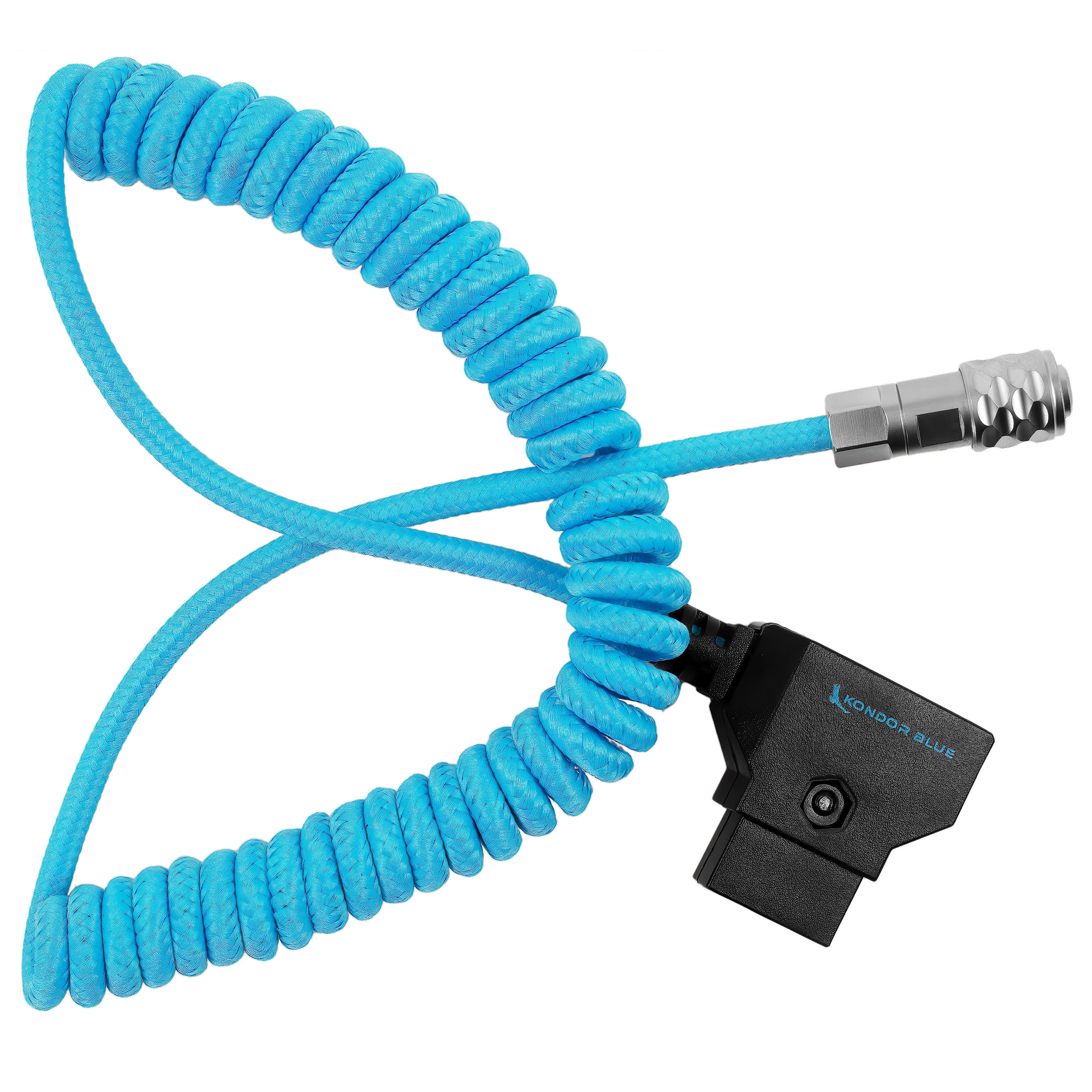 Coiled D-Tap to BMPCC 4K/6K Pro Power Cable for Blackmagic - Image 4