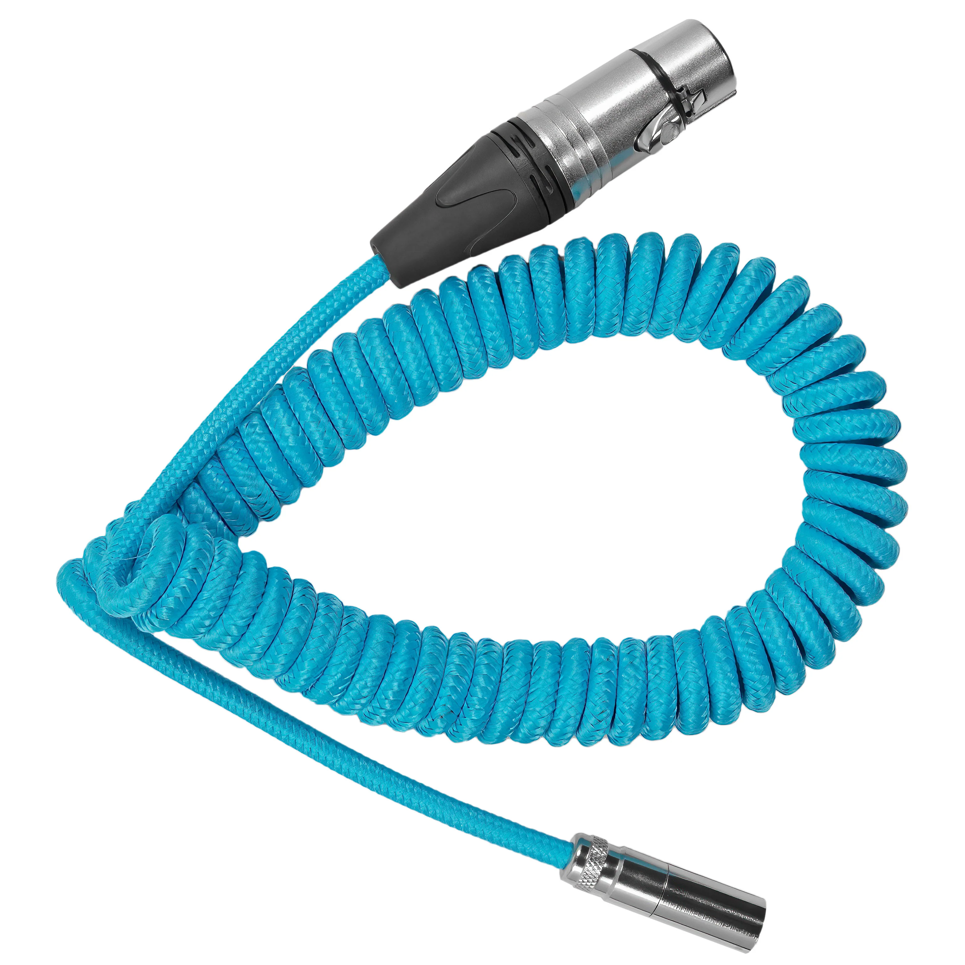 Coiled Mini XLR to XLR for C70 & BMPCC 4K/6K Pro Camera (12"-24") - Image 3