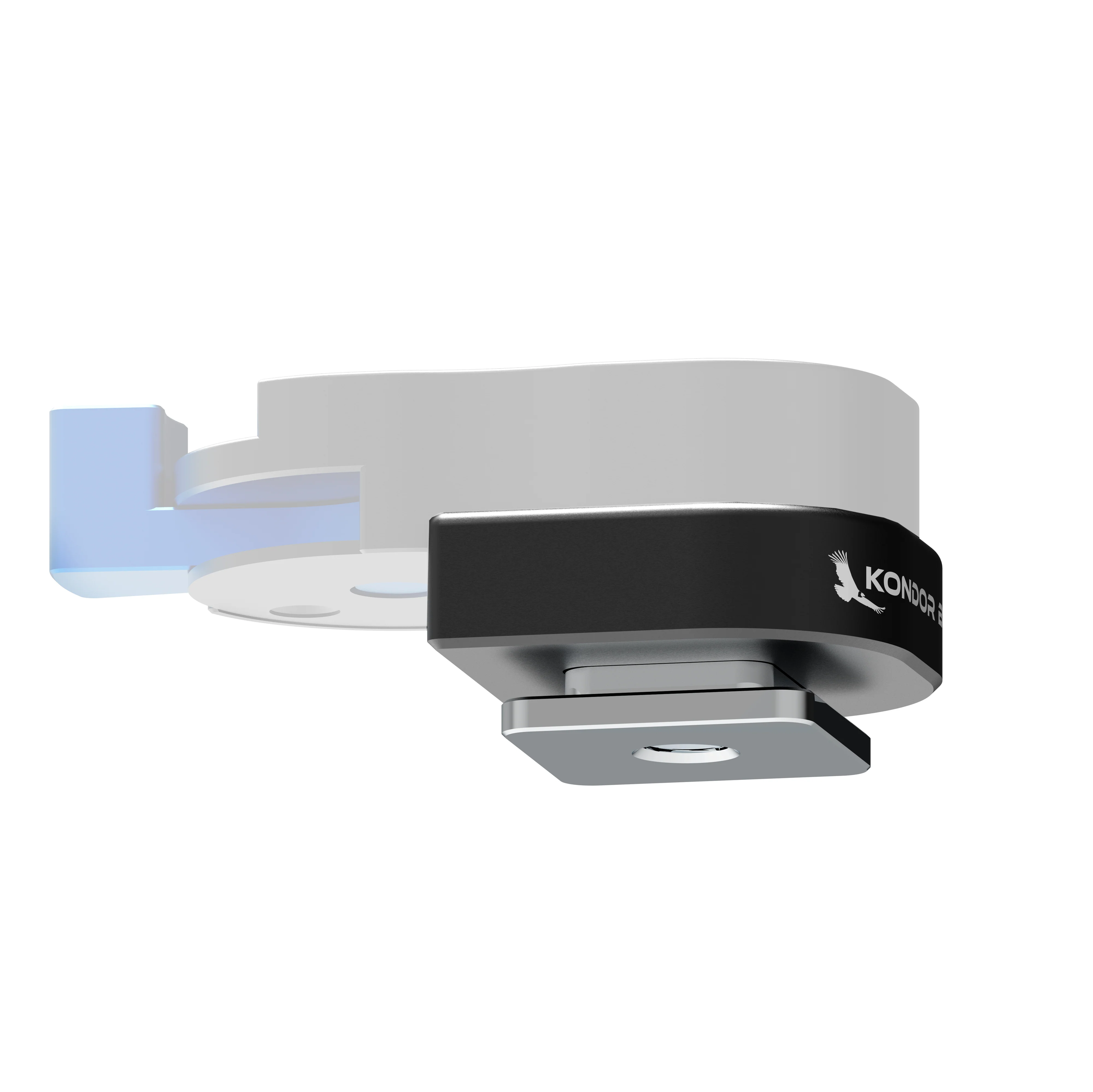 Cold Shoe to Mini Lock QR Plate Adapter Cradle - Image 6