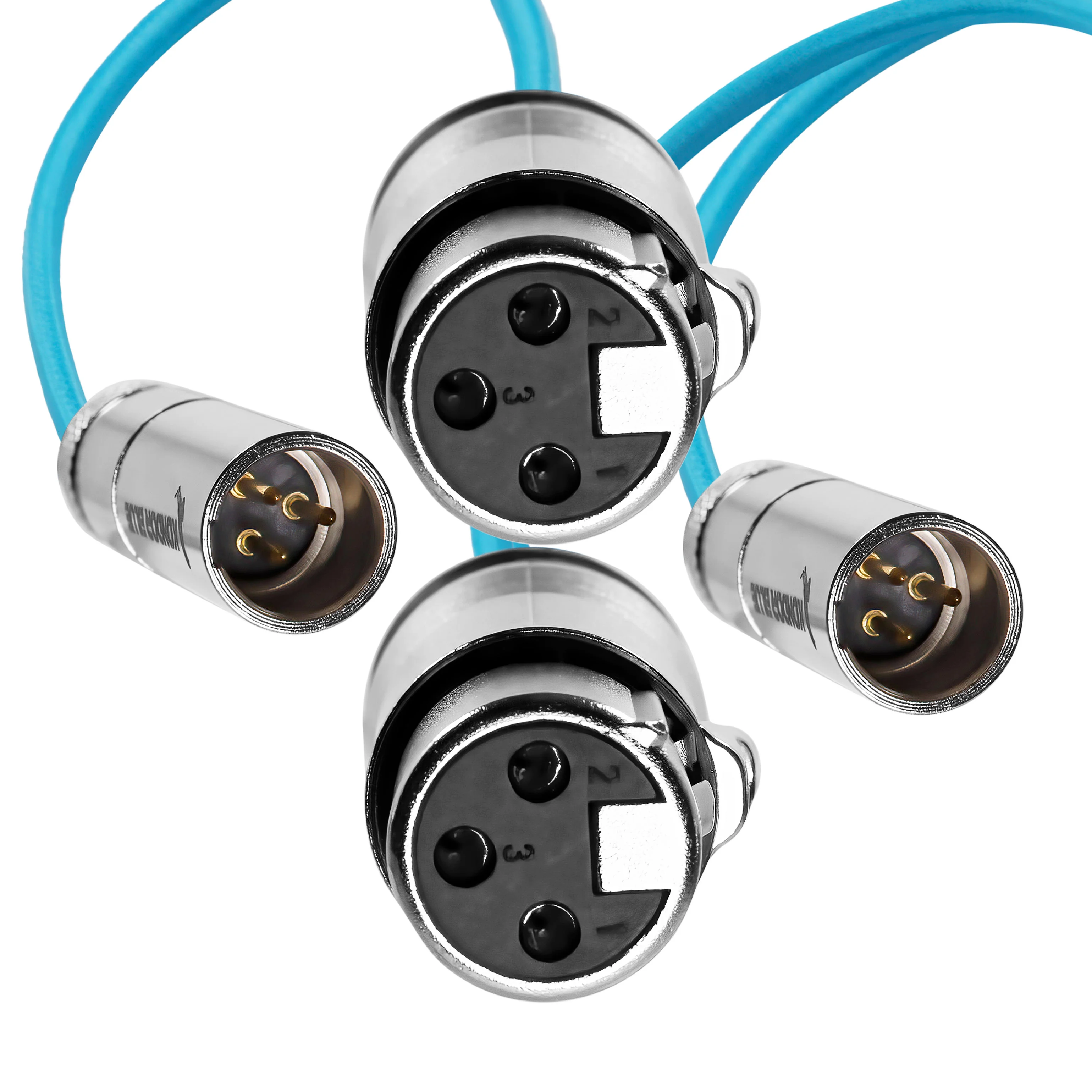 Mini XLR Male to XLR Female 16" Audio Cable (2 Pack)  for BMPCC & C70 - Image 3