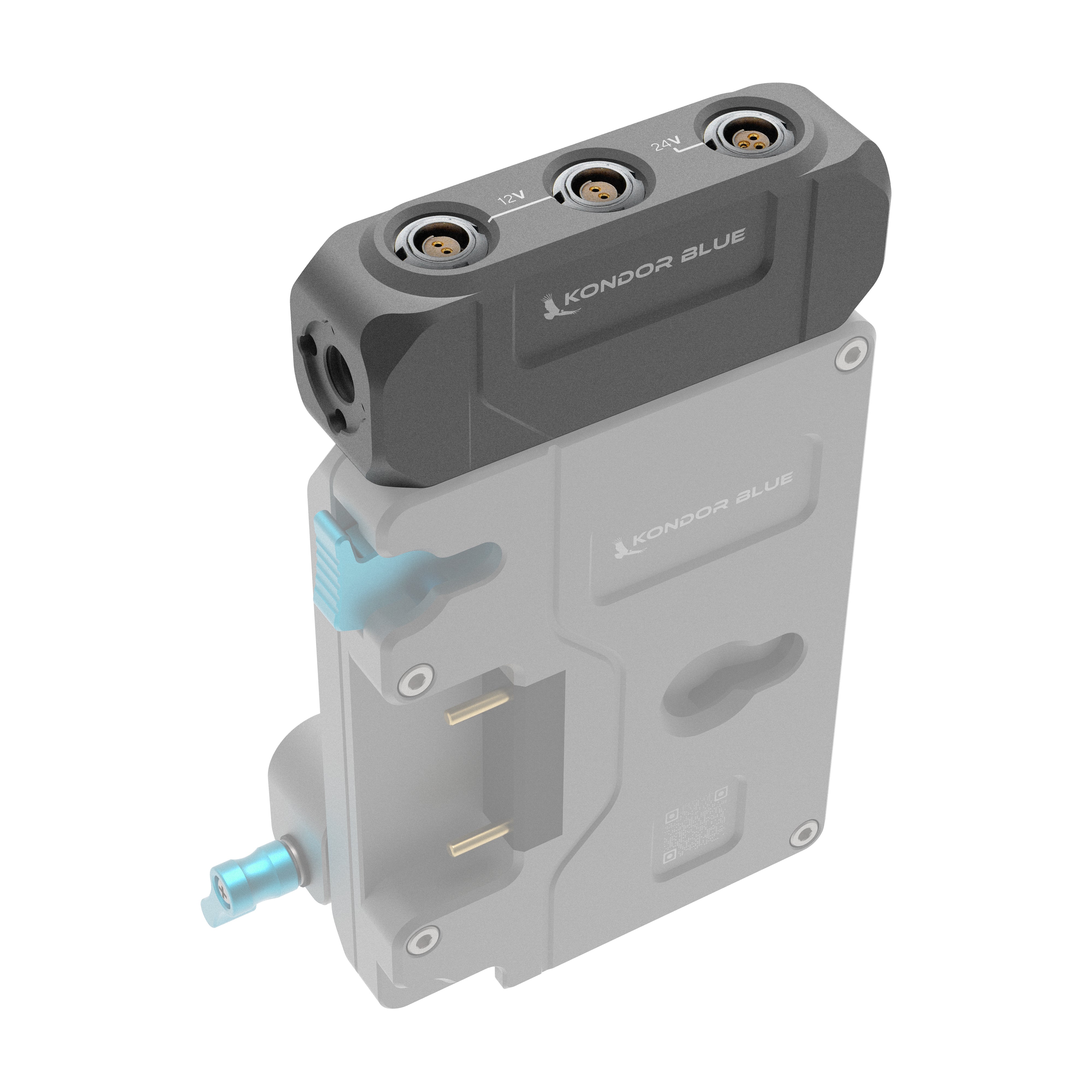 Gold Mount Pro Battery Plate with Swiveling Rod Block - Image 12