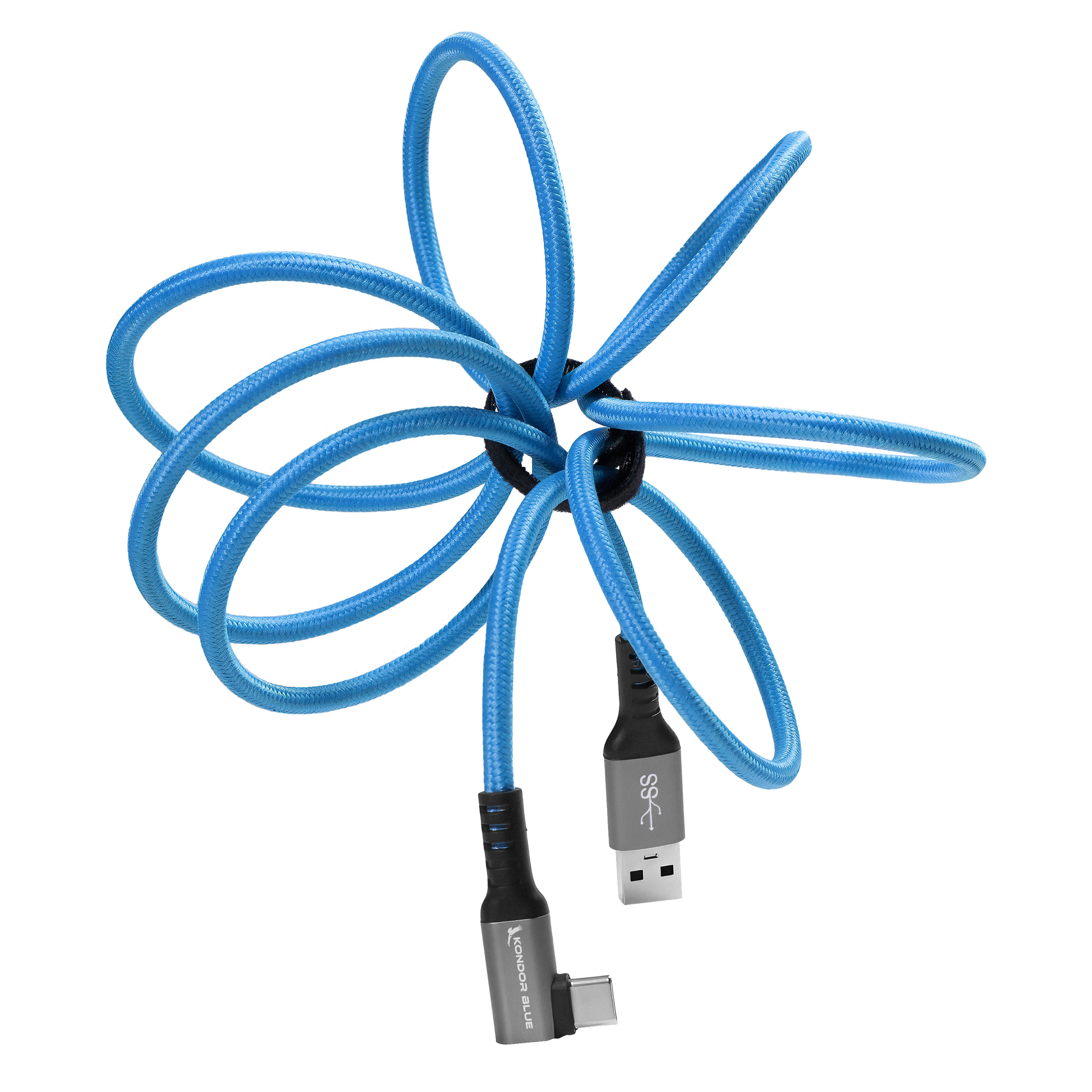 USB-A to USB-C 3.0 Right Angle High Speed Data and Charging Cable 3A 60W 5G - Image 5